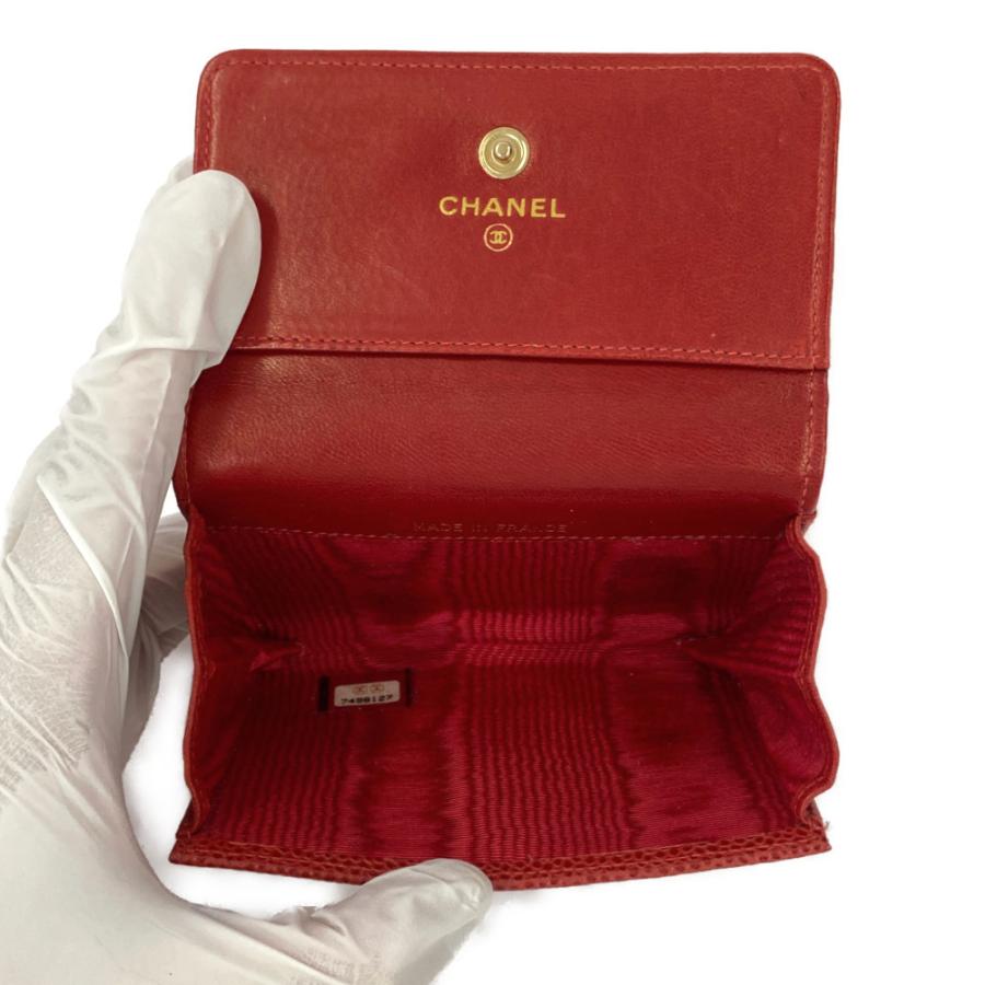 Chanel キャビアスキン ココマーク コインケース 小銭入れ 箱、カード付き CHANEL （未使用 展示品）シャネル ココマーク マトラッセ