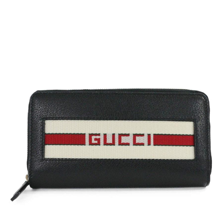GUCCI GGロゴ ストライプ 長財布 GUCCI（グッチ） 18AW ジップアラウンドウォレット・ロゴジャカード