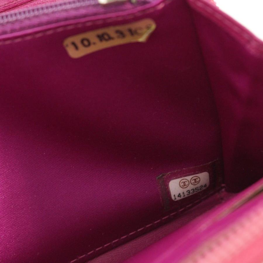 CHANEL シャネル カメリア ラウンドファスナー長財布 パープル CHANEL シャネル カメリア・ラウンドファスナー長財布/ピンク