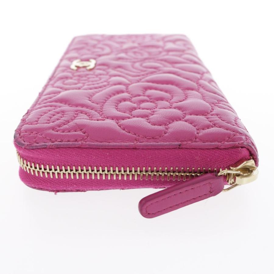 シャネル カメリア ラウンドファスナー長財布 ロングウォレット ステッチ ピンク ゴールド Chanel Rf2 B 8lfa0423l リファスタ Yahoo ショッピング店 通販 Yahoo ショッピング