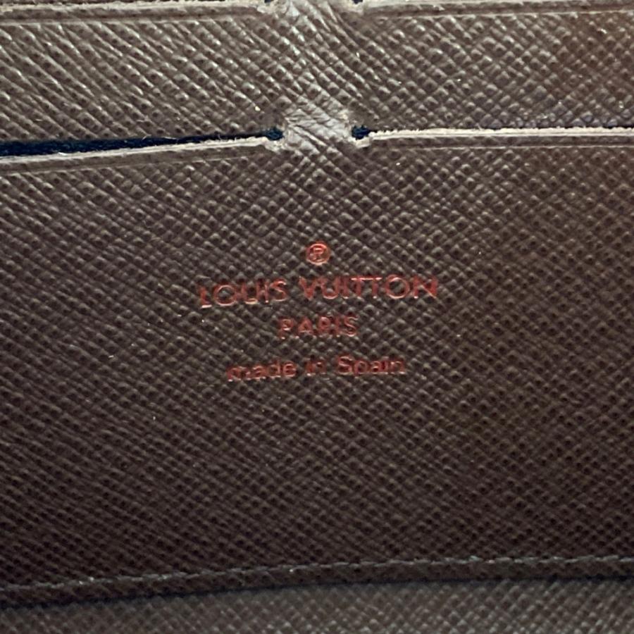ルイ ヴィトン◎ダミエ ジッピーウォレット エベヌ ラウンドファスナー 長財布 ルイヴィトン財布 長財布 ラウンドファスナー ジッピー