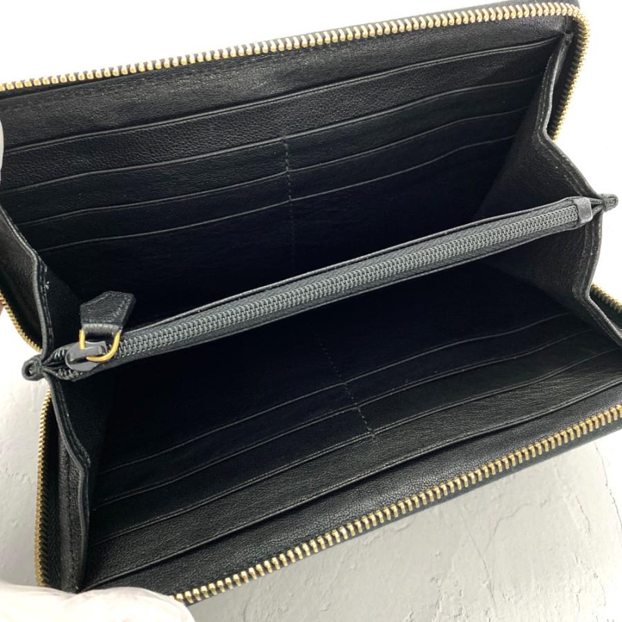 アレキサンダーマックイーン スタッズ ラウンドファスナー財布 希少