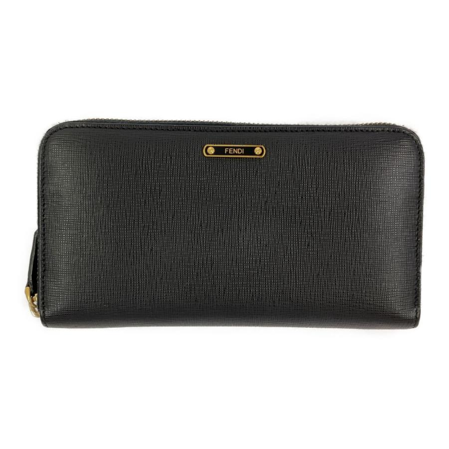 フェンディ FENDI 長財布 ラウンドファスナー 8M0299 ブラック FENDI（フェンディ） ラウンドファスナー長財布/8M0299/ブラック/FENDI