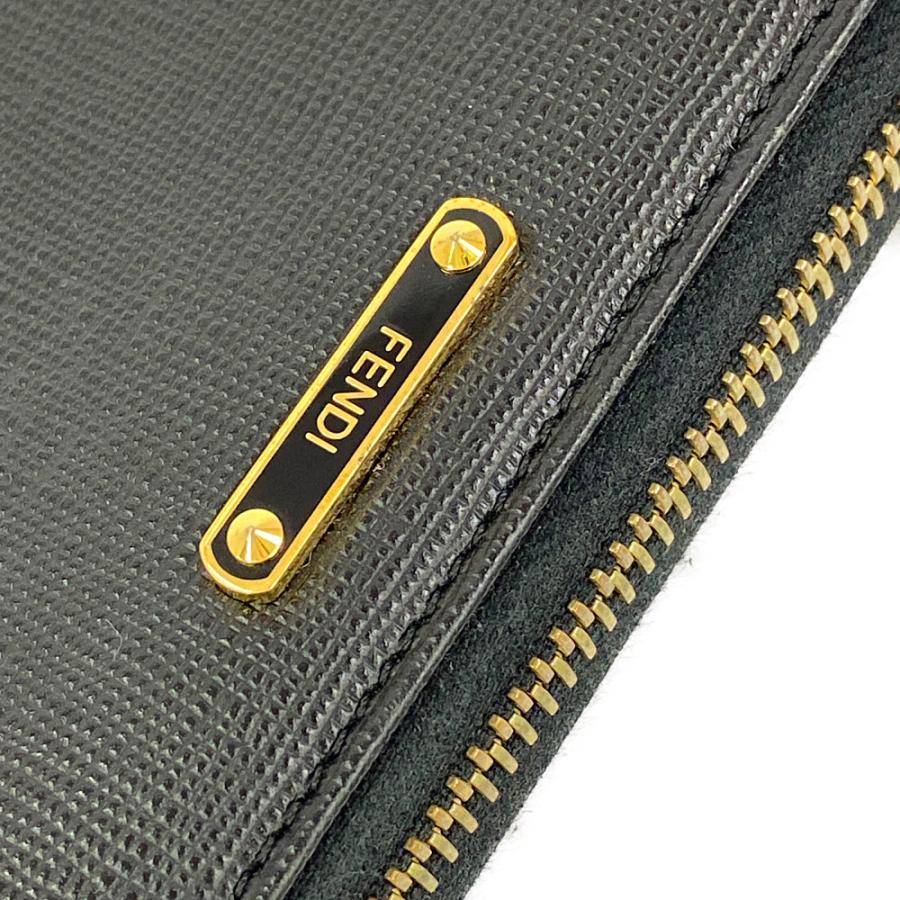 FENDI（フェンディ） ラウンドファスナー長財布/8M0299/ブラック/FENDI