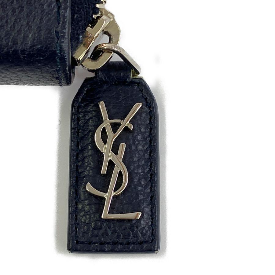 サンローランパリ長財布 モノグラム ネイビー イブサンローランYSL