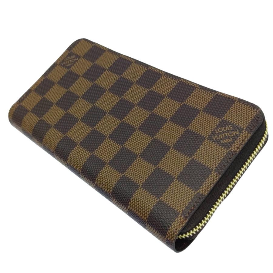 【良品】ルイヴィトン ダミエ エベヌ ジッピーウォレット 長財布 ☆安心の国内発送☆ LV ジッピー・ウォレット ダミエ・エベヌ