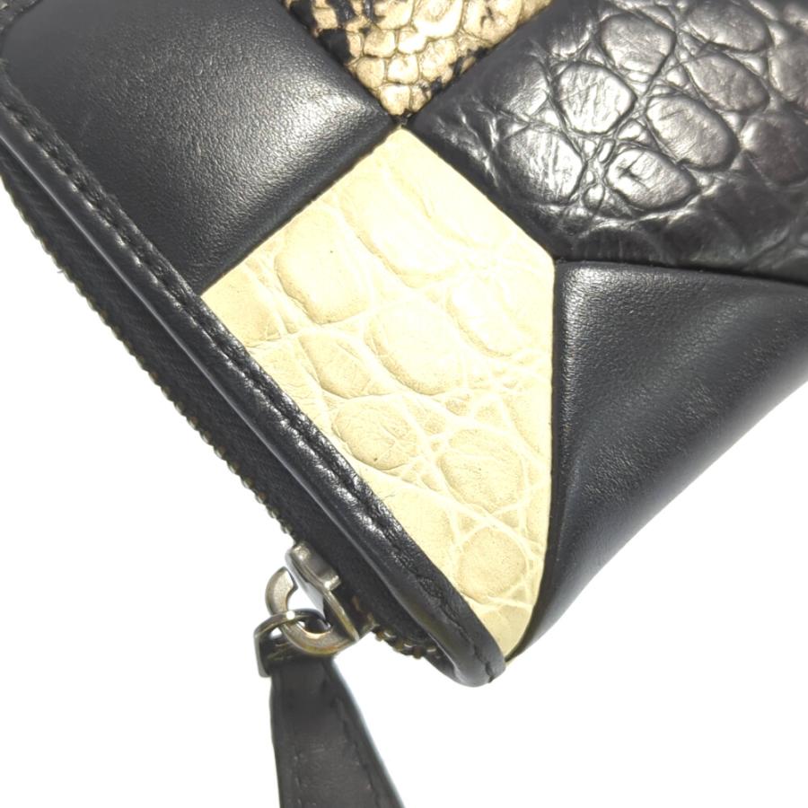COACH（コーチ） パッチワーク・レザー ラウンドファスナー 長財布