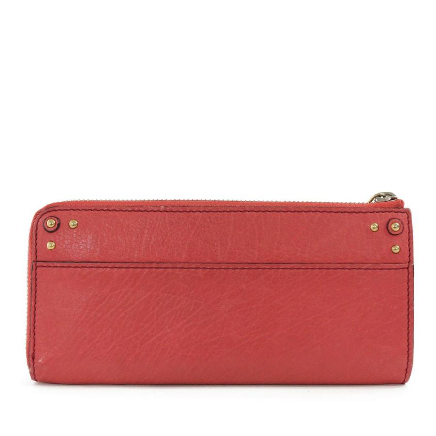 Chloe クロエ パディントン・オーロラ・L字ファスナー長財布/ピンク系