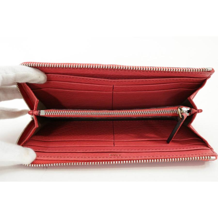 Chloe クロエ パディントン・オーロラ・L字ファスナー長財布/ピンク系