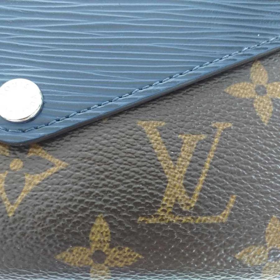 アンド( ☆∀☆) ルイヴィトン ポルトフォイユ マリールーロン ブルー ルイヴィトン ポルトフォイユ マリールーロン ブルー モノグラム