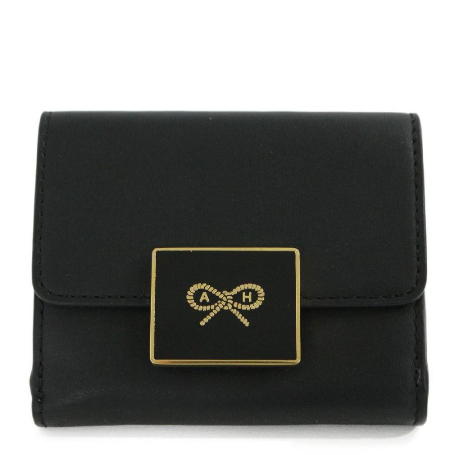 アニヤハインドマーチ Enamel Lock Mini Trifold Wallet・CIRCUS  