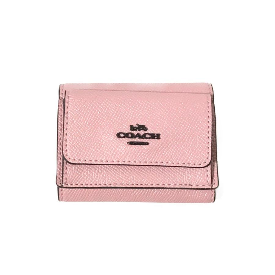 美品 コーチ トライフォールドウォレット 3つ折り ミニ財布 ピンク Coach Rf5 B0424 8moa0100l リファスタ Yahoo ショッピング店 通販 Yahoo ショッピング