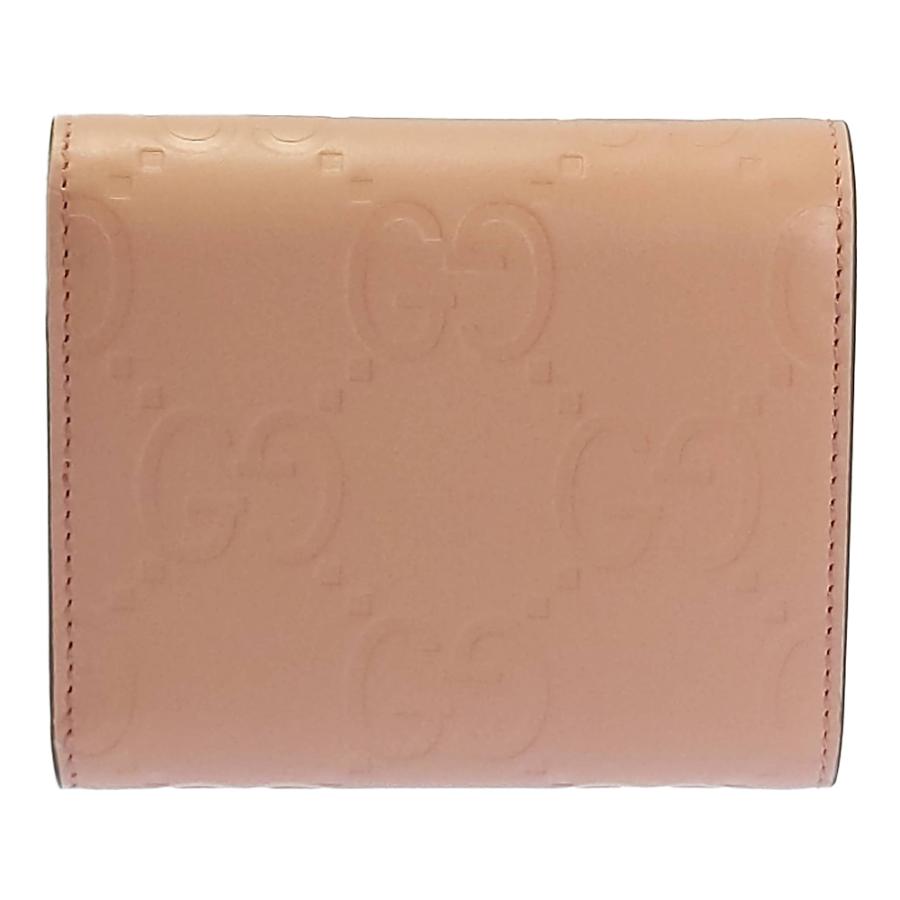 GUCCI グッチ 3つ折り財布 GGロゴ ミディアム ウォレット ローズ GUCCI グッチ 3つ折り財布 GGロゴ ミディアム ウォレット ローズ
