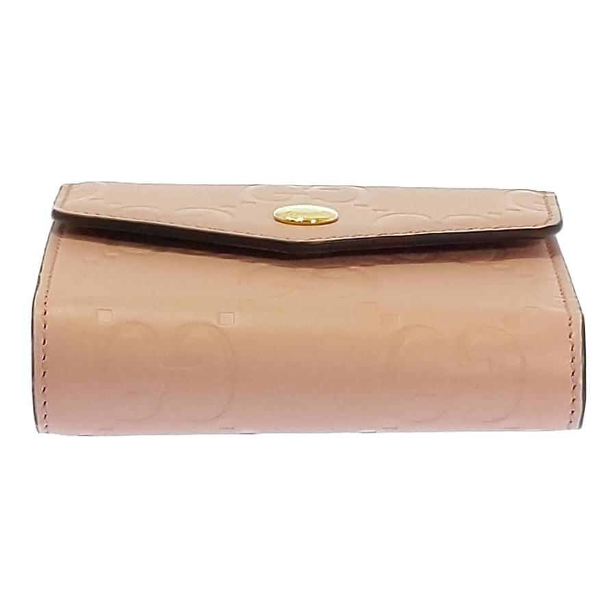 GUCCI グッチ 3つ折り財布 GGロゴ ミディアム ウォレット ローズ GUCCI グッチ 3つ折り財布 GGロゴ ミディアム ウォレット ローズ