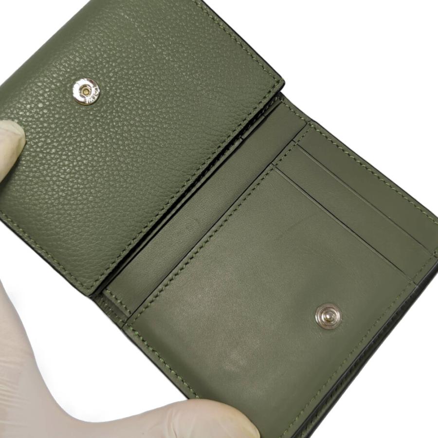 LOEWE ロエベ トライフォールド レザー ウォレット・アナグラム 3  