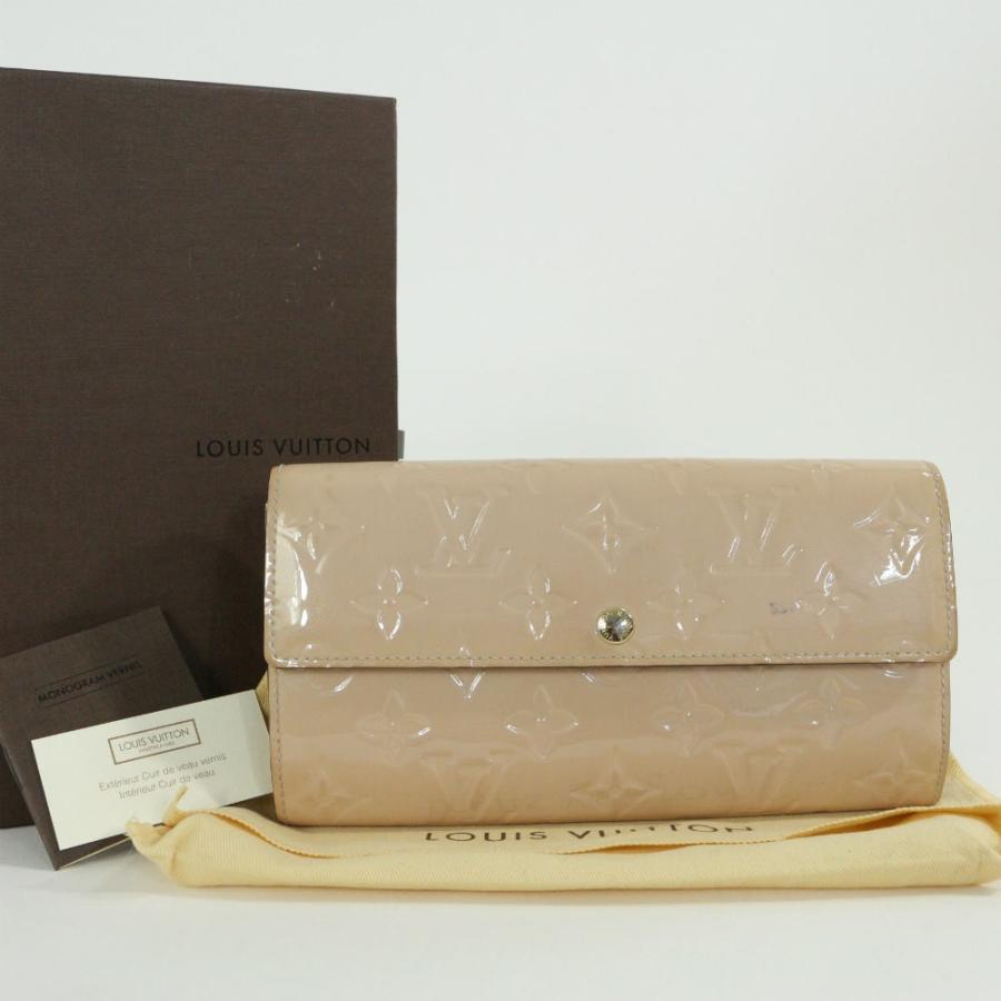 訳あり・ルイヴィトン モノグラム・ヴェルニ・ポルトフォイユサラ・長