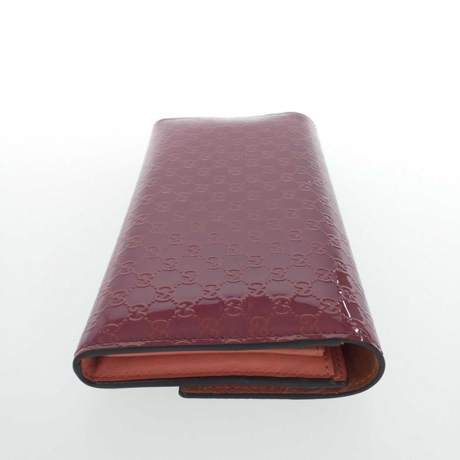 GUCCI グッチ長財布ラブリーハート シマ パテントレザーピンクエナメル GUCCI グッチ グッチシマ・長財布 ラブリーハート パテント