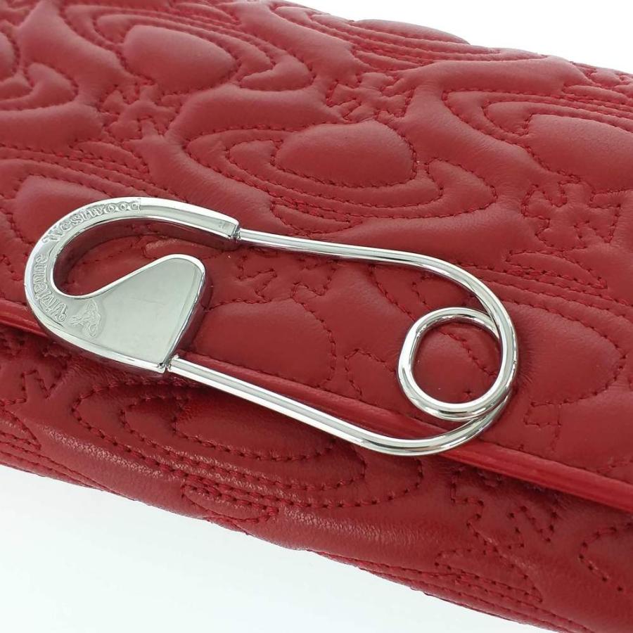 ヴィヴィアンウエストウッド キルティングオーブ フラップ Lファスナー