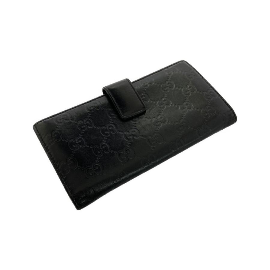 GUCCI グッチ クレストハート グッチシマ Wホック 長財布/208566 