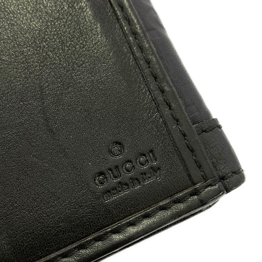 GUCCI（グッチ） クレストハート グッチシマ Wホック 長財布/208566