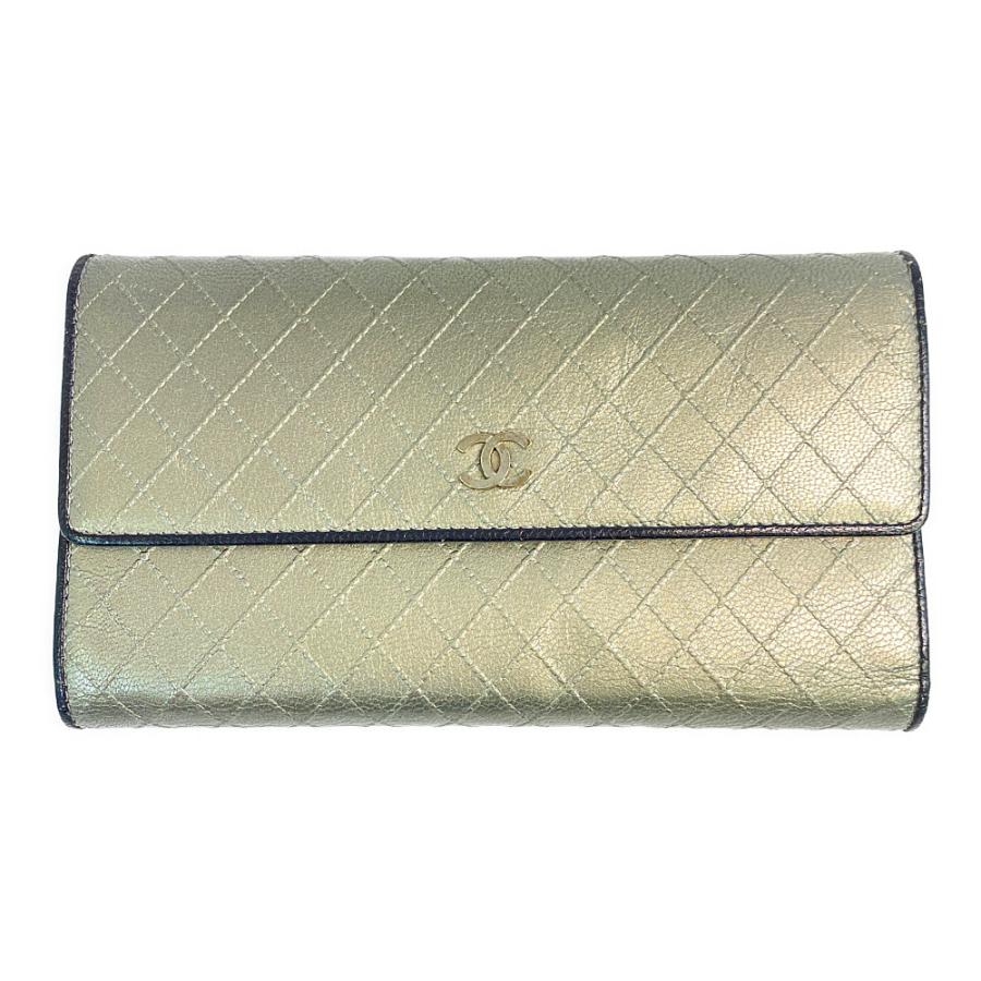 ✨CHANEL✨　シャネル　長財布　ココマーク　ワイルドステッチ CHANEL シャネル 小物 サイフ 長財布 ワイルドステッチ ココマーク