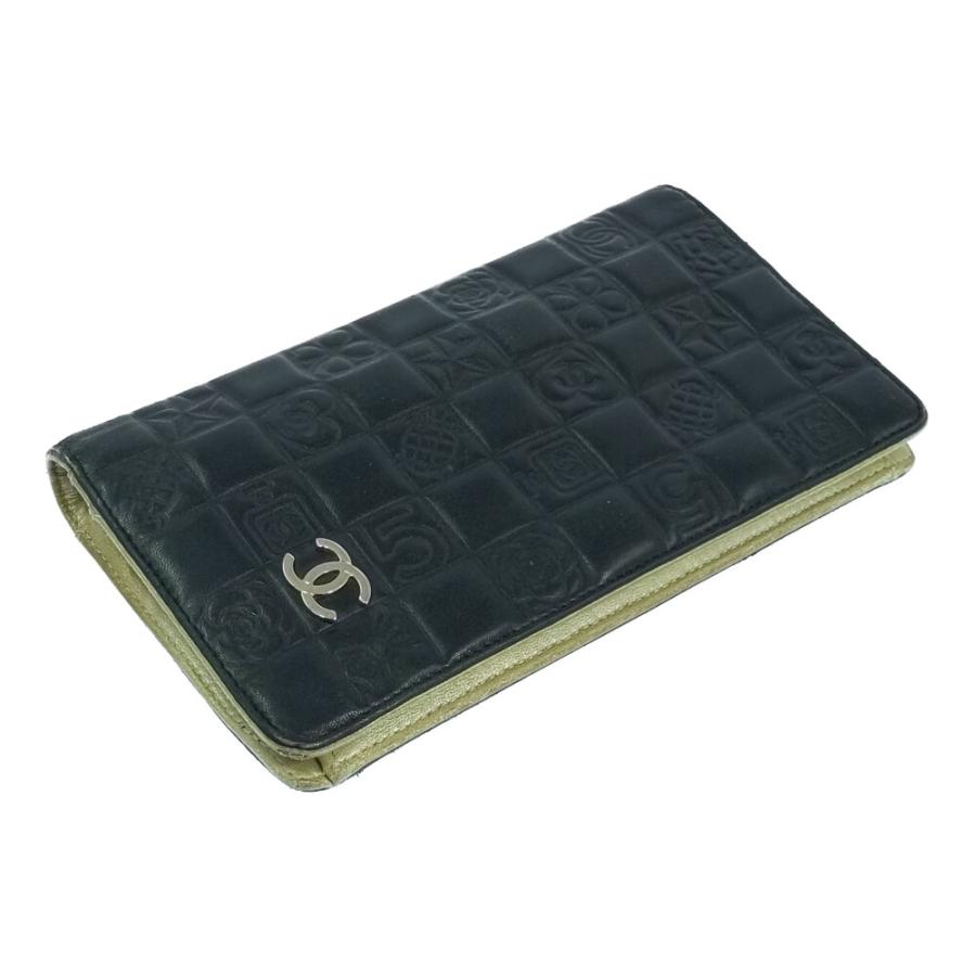 正規品＊美品＊シャネル＊CHANEL＊アイコンライン＊長財布＊ラムスキン シャネル 長財布 アイコンライン ココマーク ラムスキン CHANEL