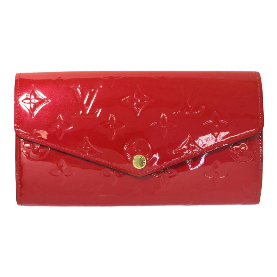 ✨美品✨ルイヴィトン　ポルトフォイユ・サラ　モノグラム　ヴェルニ　ローズリッチ LOUIS VUITTON ルイヴィトン モノグラム・ヴェルニ・ポルトフォイユ