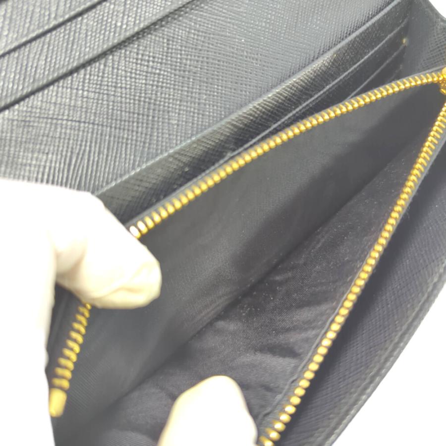 PRADA プラダ サフィアーノ・コーティングレザー ゴールド金具