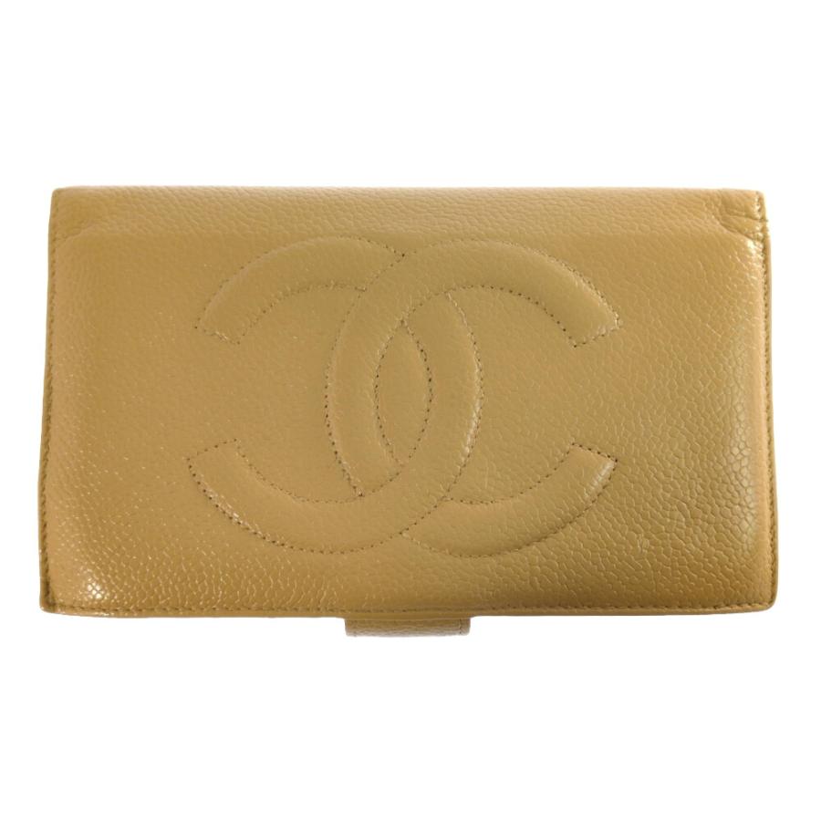CHANEL ココマーク レザー 長財布 ベージュ CHANEL（シャネル） ココマーク 長財布 ベージュ /b260422/612552