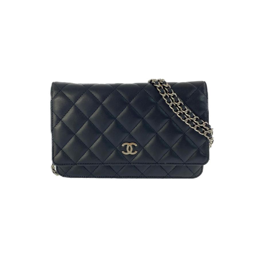 CHANEL シャネル ラムスキン マトラッセ チェーンウォレット 長財布 シャネル マトラッセ ラムスキン チェーンウォレット マルチ