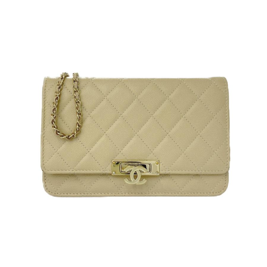 CHANEL シャネル ココロック キャビアスキン チェーンウォレット CHANEL シャネル ココロック キャビアスキン チェーンウォレット
