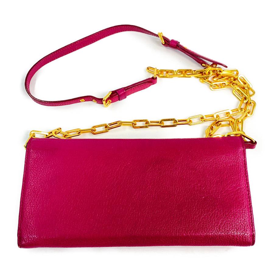 miu miu（ミュウミュウ） マドラス・チェーンウォレット財布/5M1290