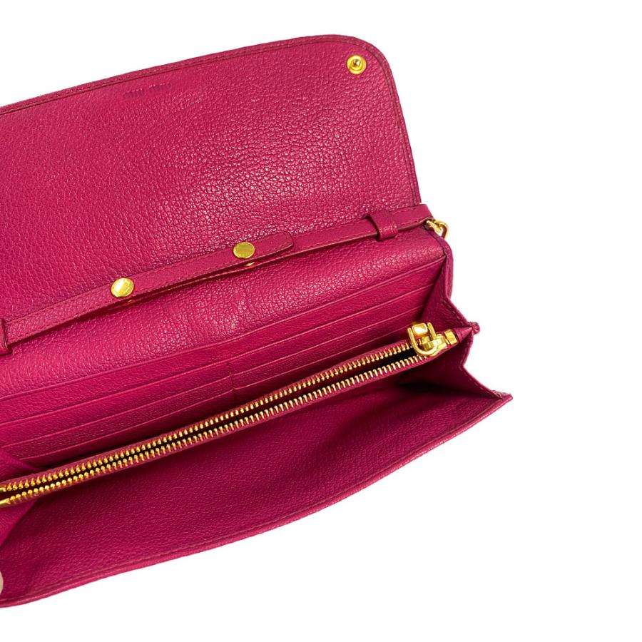 miu miu（ミュウミュウ） マドラス・チェーンウォレット財布/5M1290