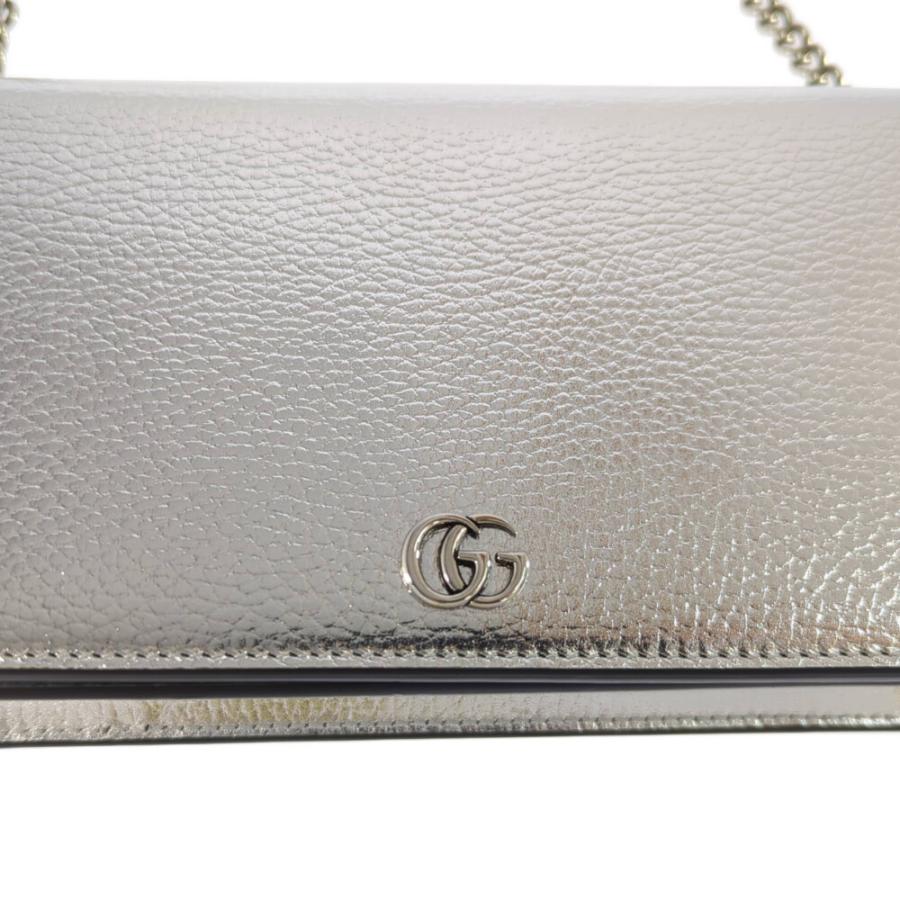 GUCCI（グッチ） (ラスト1点) GGマーモント チェーンウォレット