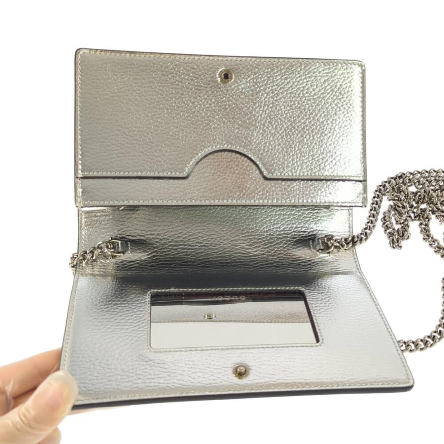 GUCCI（グッチ） (ラスト1点) GGマーモント チェーンウォレット