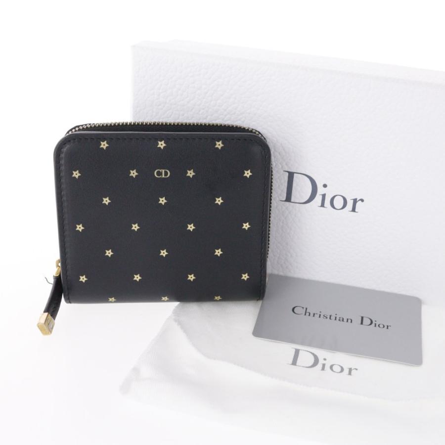 Christian Dior スカーレットウォレット 2つ折り財布 ブラック Christian Dior スカーレットウォレット 2つ折り財布 ブラック