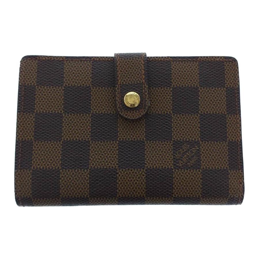 ルイヴィトン ダミエ エベヌ ポルトフォイユヴィエノワ 2つ折り財布 がま口 N ブラウン Louis Vuitton Rf5 B0106 8toa0404l リファスタ Yahoo ショッピング店 通販 Yahoo ショッピング