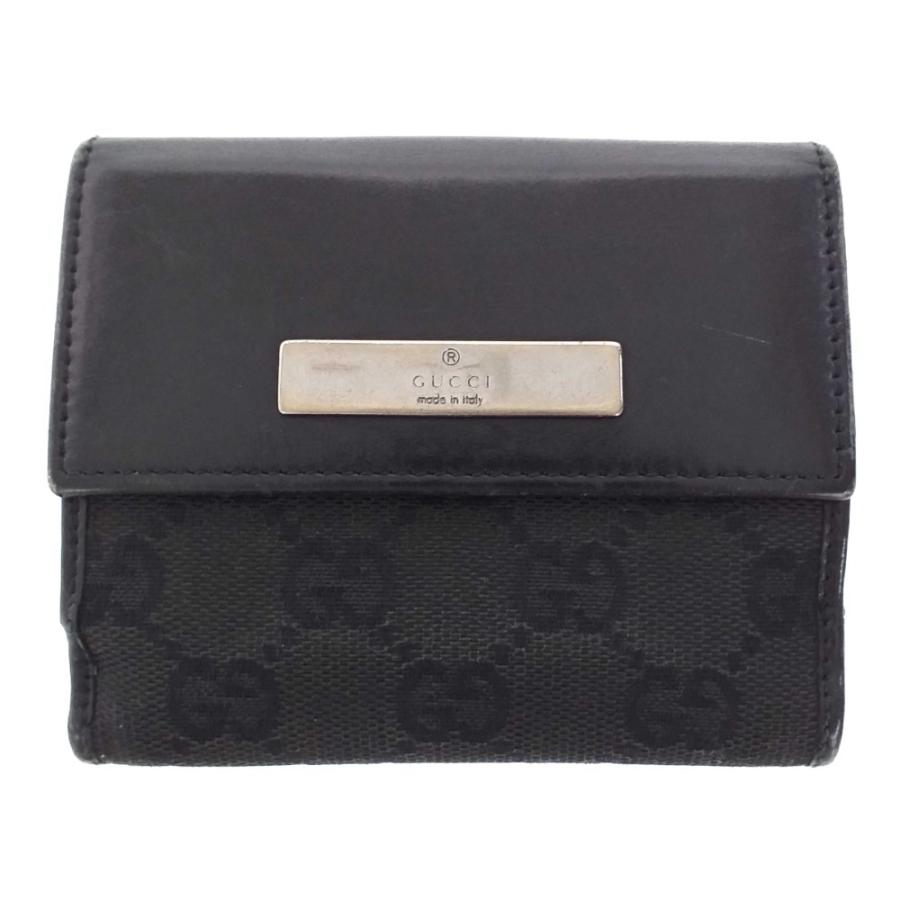 GUCCI（グッチ） GGキャンバス・2つ折り財布/05492/ブラック/GUCCI