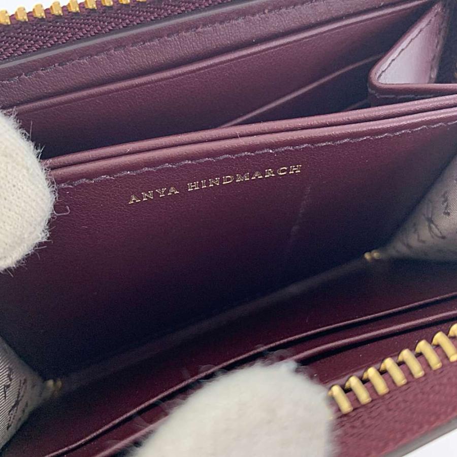 アニヤハインドマーチ Wink Small Zip Round Wallet Rainbow・2つ折り
