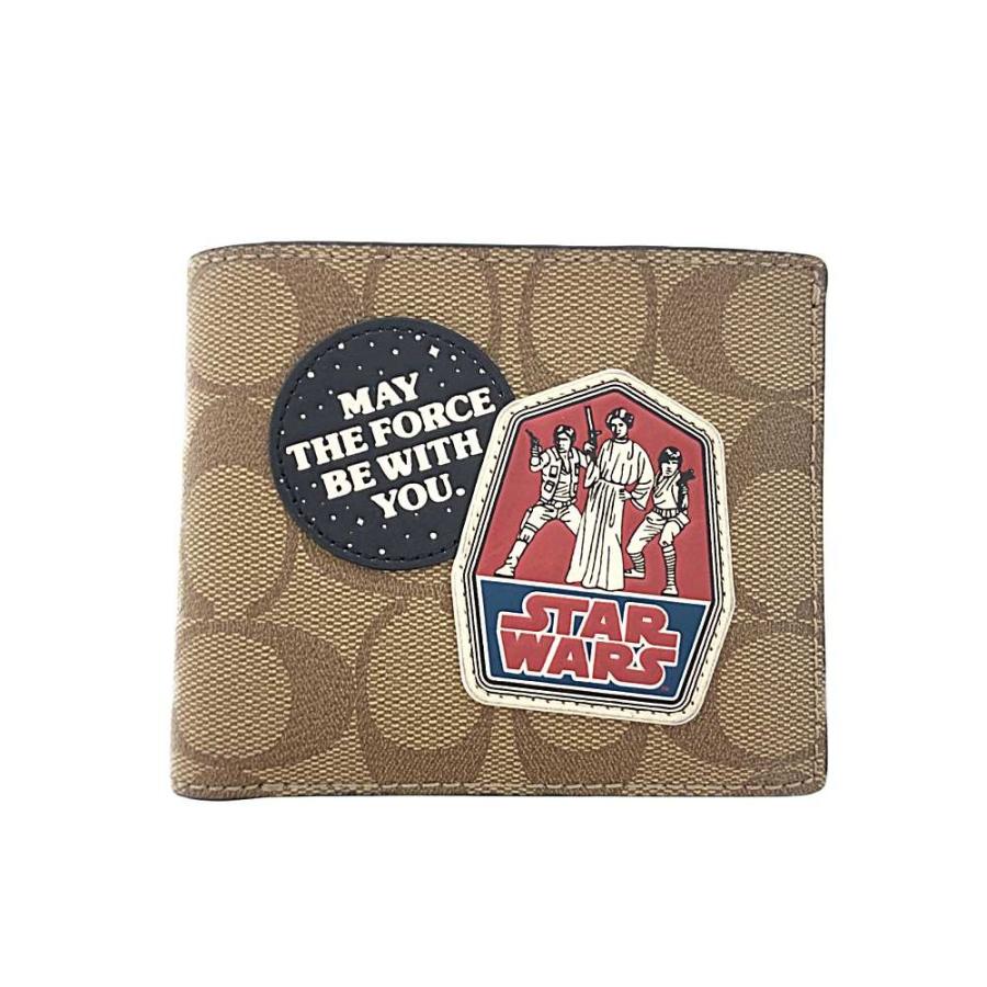 COACH コーチ シグネチャー・スターウォーズコラボ・2つ折り財布 COACH コーチ シグネチャー・スターウォーズコラボ・2つ折り財布