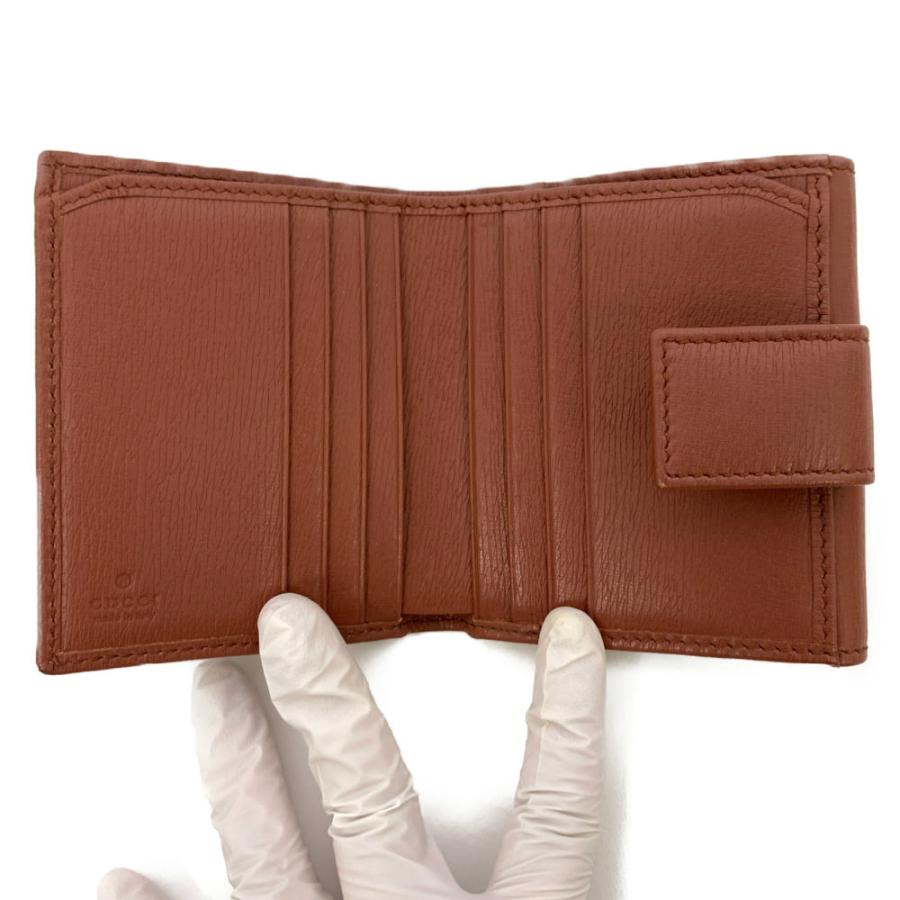 GUCCI グッチ 2つ折り財布 Wホック コンパクトウォレット/309709