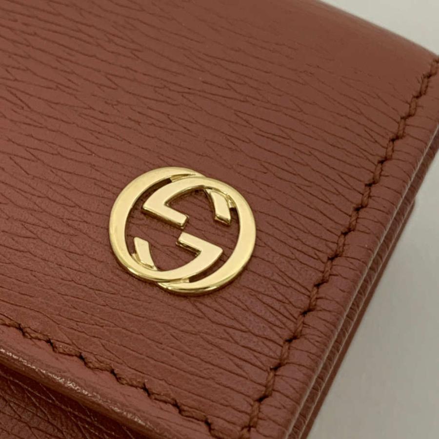 【GUCCI 極美品】二つ折り財布 グッチ 二つ折り財布 レディース GUCCI スクリプト ミニ