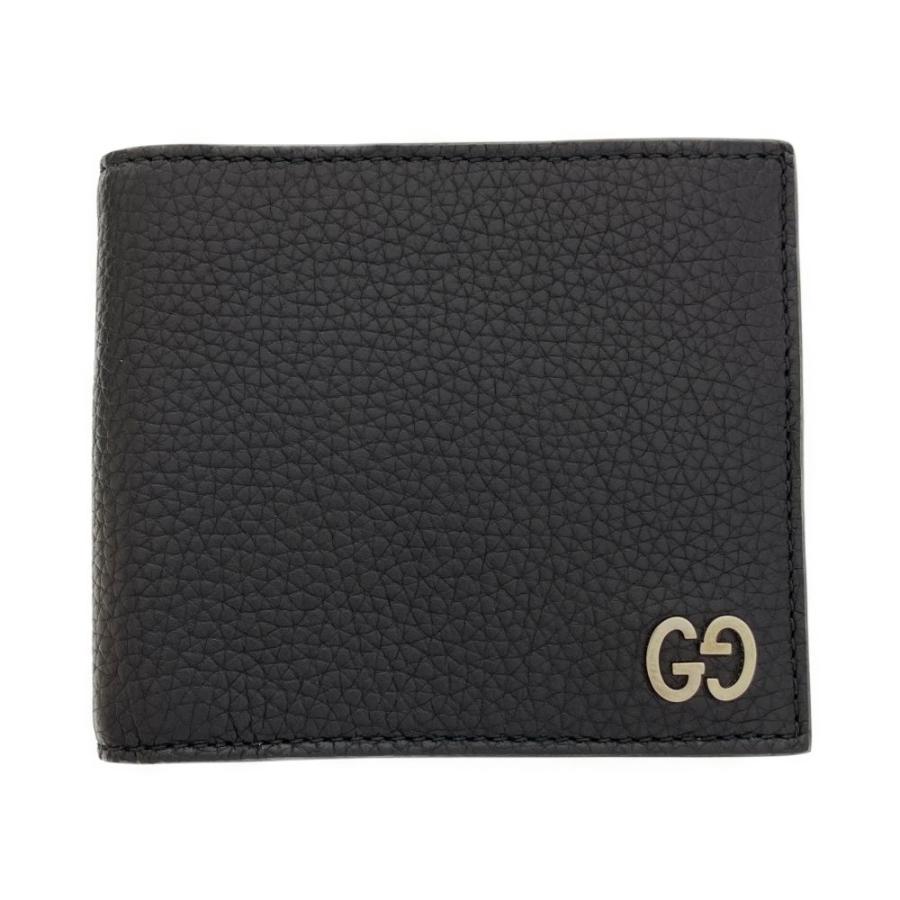 GUCCI 美品 グッチ GG金具・DORIAN ・ドリアン・レザー2つ折り財布 