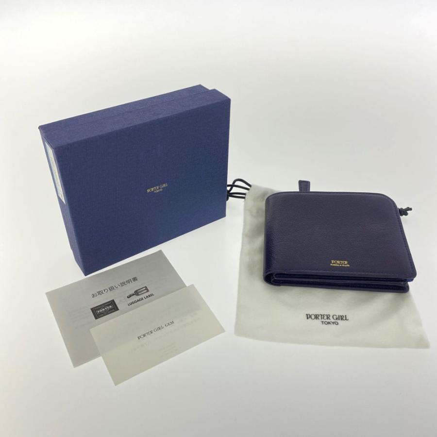 ポーターガール ジェム 2つ折り財布/109-03820/ネイビー/PORTER GIRL