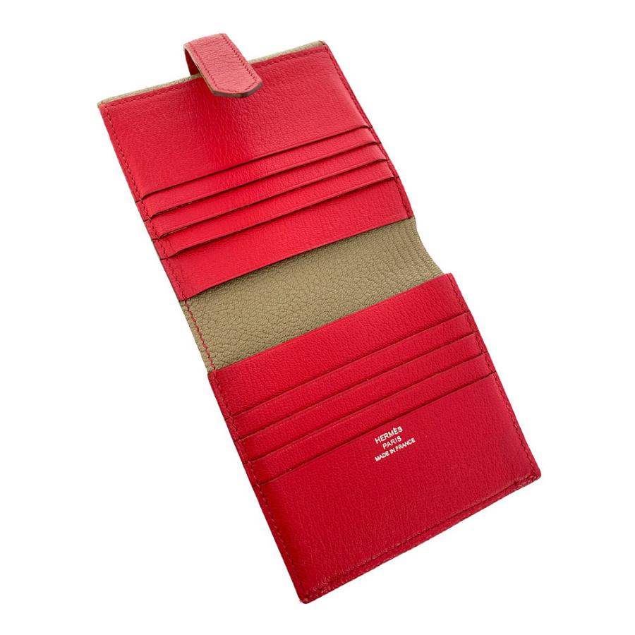 HERMES（エルメス） ベアンレクトベルソ・2つ折り財布/トゥルティール