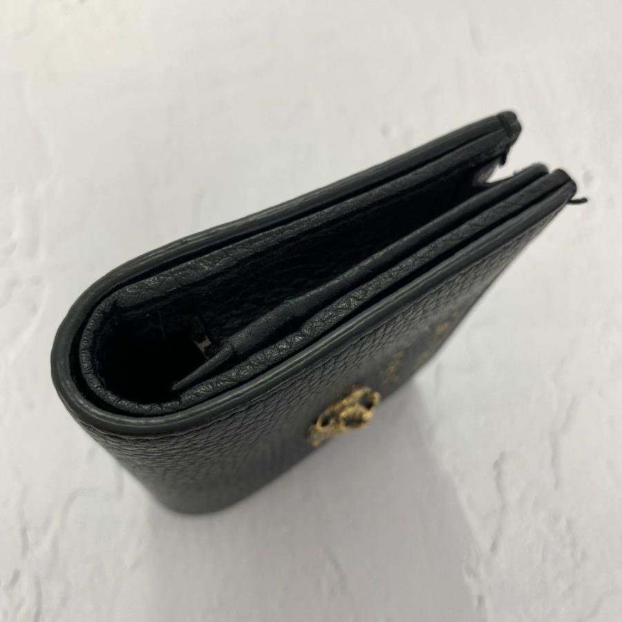 GUCCI グッチ アニマリエ・タイガー レザー 2つ折り財布/453169