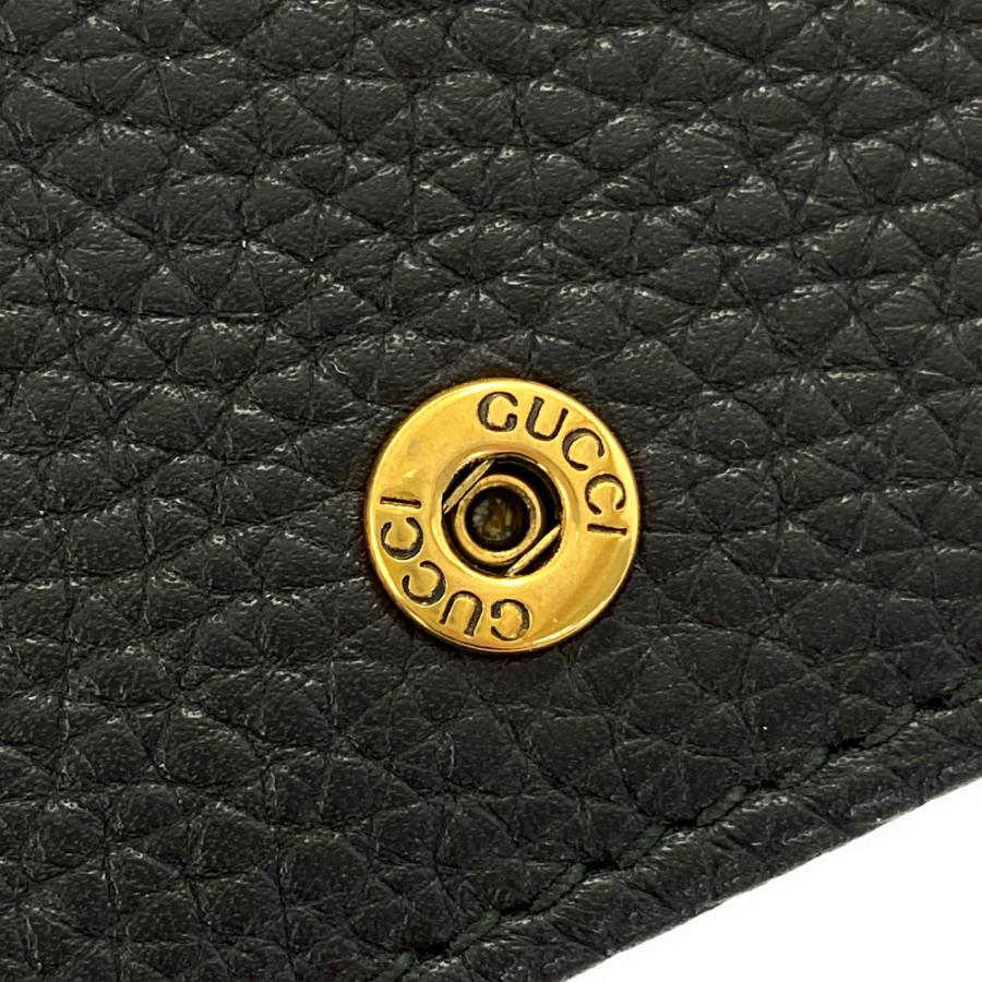 GUCCI グッチ アニマリエ・タイガー レザー 2つ折り財布/453169