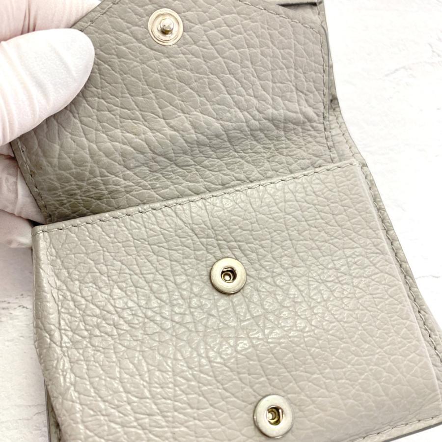 メゾンマルジェラ レザー ウォレット 2つ折り財布/S56UI0140 P0399