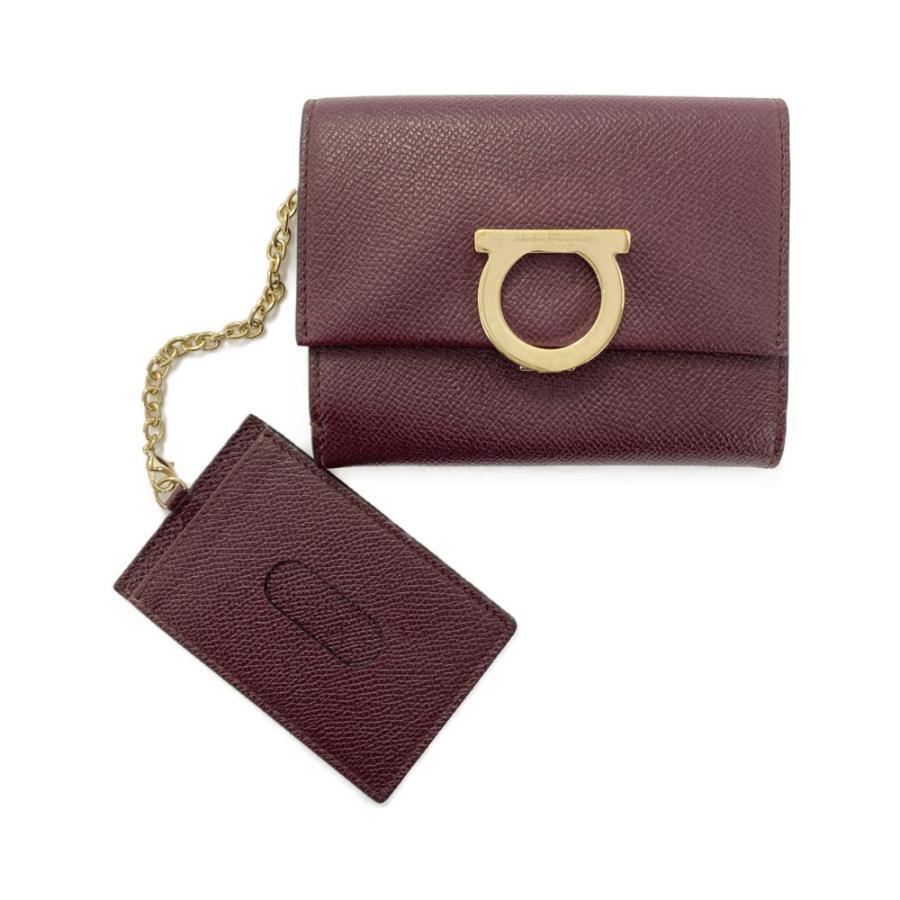 サルヴァトーレフェラガモ ガンチーニ IDケース付き 2つ折り財布