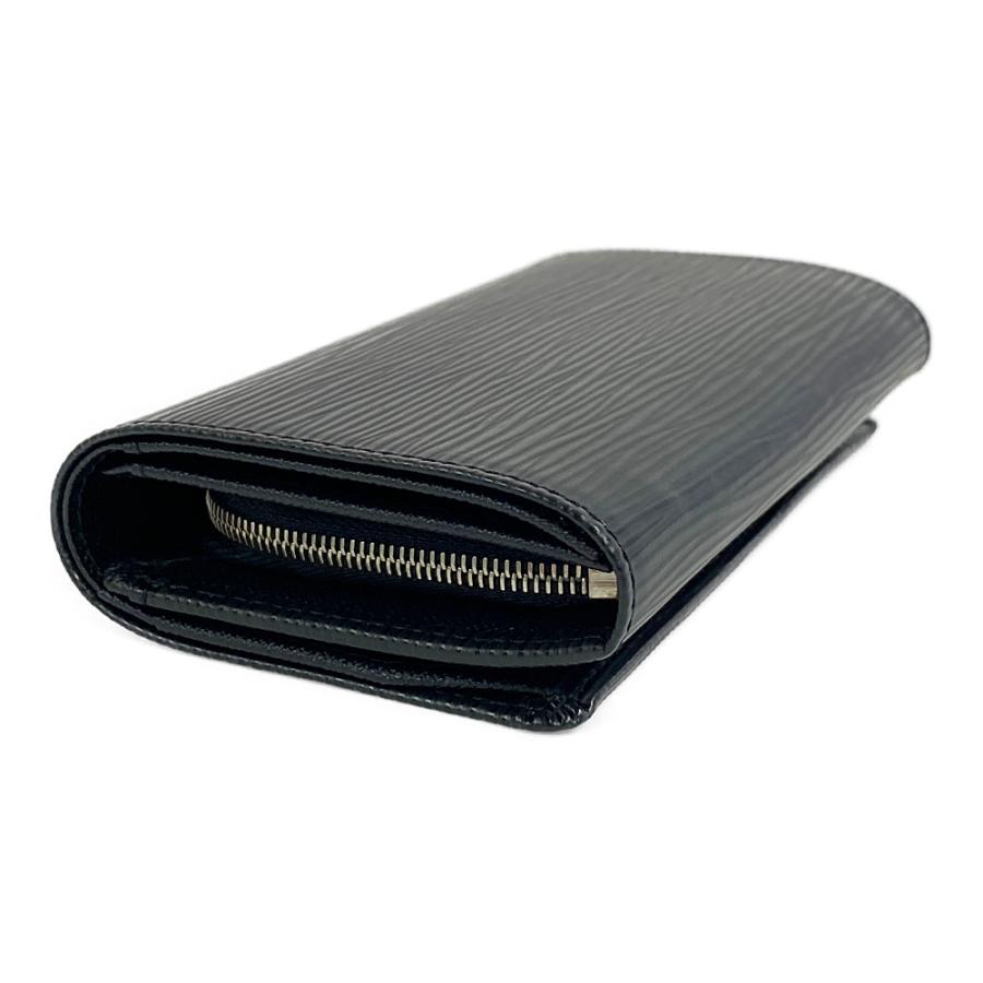 鑑定済・美品★ルイヴィトン　エピ　ポルトフォイユ・トレゾール　ノワール 鑑定済・美品☆ルイヴィトン エピ ポルトフォイユ・トレゾール